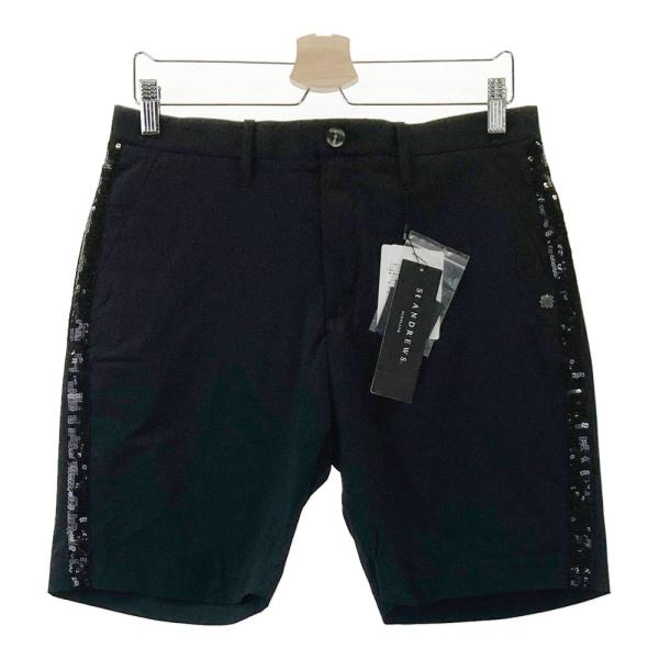 【売り尽くし 値下げ対応】ST ANDREWS パンツ　リメイク品　サイズM 新品】ST ANDREWS セントアンドリュース ハーフパンツ サイド