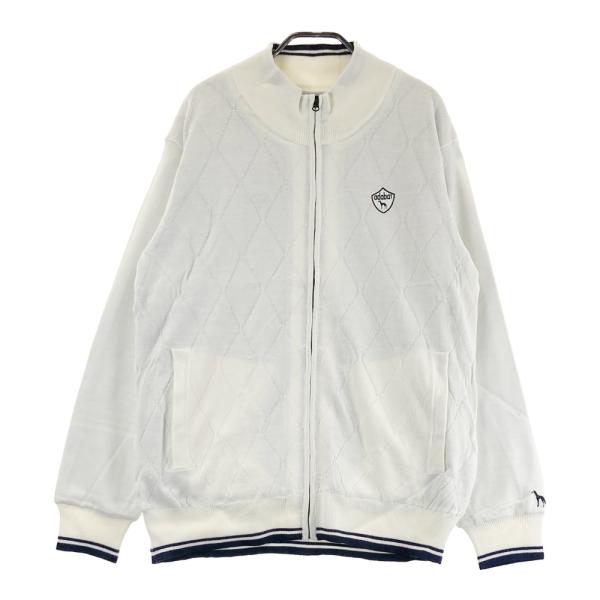ADABAT アダバット 蓄熱 ニット ジップジャケット ホワイト系 50
