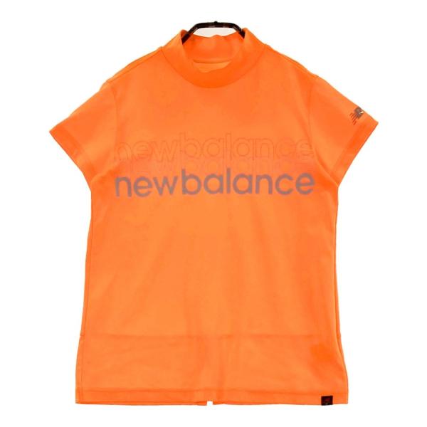 サイズ：1 NEW BALANCE GOLF ニューバランス  モックネック 半袖Tシャツ  オレンジ系 [240101474981] ゴルフウェア レディース ストスト NEW BALANCE GOLF ニューバランス モックネック 半袖Tシャツ