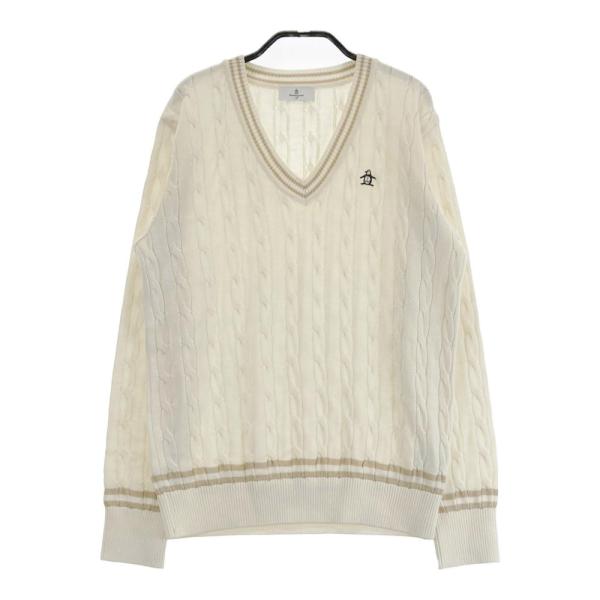 MUNSING WEAR マンシングウェア Vネック ニットセーター ウール MUNSING WEAR マンシングウェア Vネック ニットセーター ウール