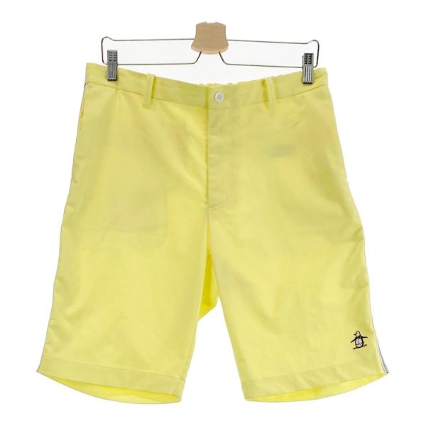 新品Munsingwearマンシングウェア　チノパンw88イエロー黄色ゴルフ MUNSING WEAR マンシングウェア 2024年モデル ハーフパンツ イエロー系