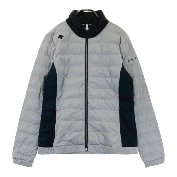 サイズ：L DESCENTE GOLF デサントゴルフ  中綿 ジップジャケット  グレー系 [240101428987] ゴルフウェア レディース ストスト DESCENTE GOLF デサントゴルフ 中綿 ジップジャケット グレー系