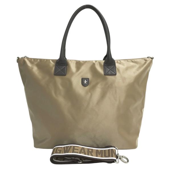 MUNSING WEAR マンシングウェア  2way ボストンバッグ トートバッグ ナイロン ベージュ系  [240101429107] ゴルフウェア ストスト MUNSING WEAR マンシングウェア 2way ボストンバッグ トート