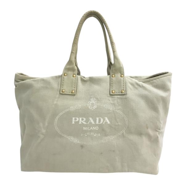 PRADA ベージュ トートバッグ stst-used_1-240101430575