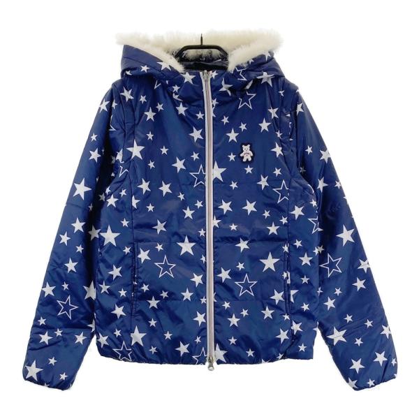 サイズ：M CALLAWAY キャロウェイ  リバーシブル2WAY フード付き中綿ジャケット 星柄 ネイビー系 [240101432406] ゴルフウェア レディース ストスト stst-used_1-240101432406