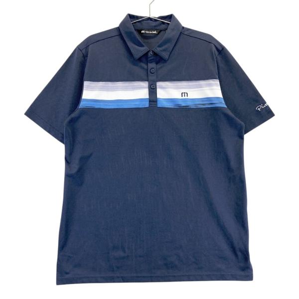 TRAVIS MATHEW トラビスマシュー 半袖ポロシャツ ネイビー系 L ゴルフ
