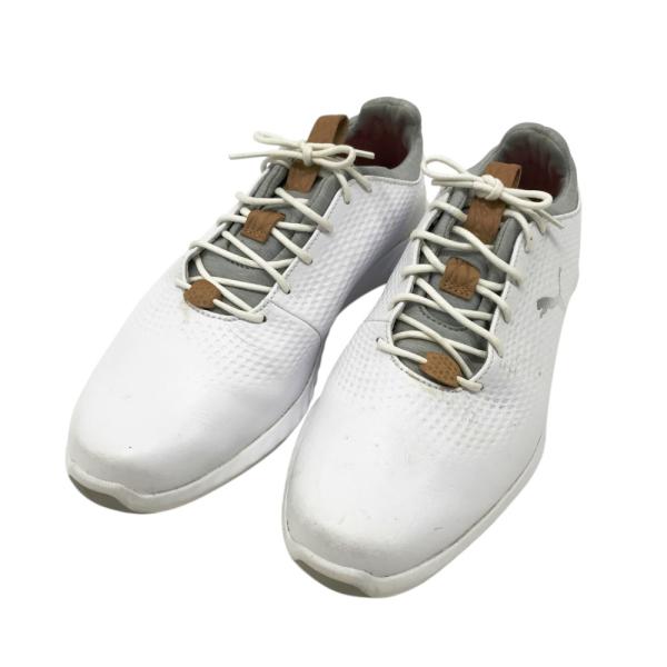 PUMA GOLF プーマゴルフ 190581 ゴルフシューズ イグナイト パワーアダプト  ホワイト系 25.5 [240101433817] ゴルフウェア メンズ ストスト PUMA GOLF プーマゴルフ 190581 ゴルフシューズ イグナイト