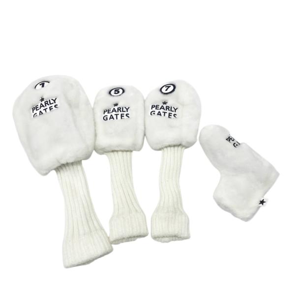 PEARLY GATES パーリーゲイツ ボアヘッドカバー 4点セット 星に