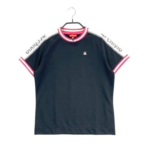 サイズ：38 ARCHIVIO アルチビオ  半袖Tシャツ  ブラック系 [240101435289] ゴルフウェア レディース ストスト ARCHIVIO アルチビオ 半袖Tシャツ ブラック系 38 ゴルフウェア