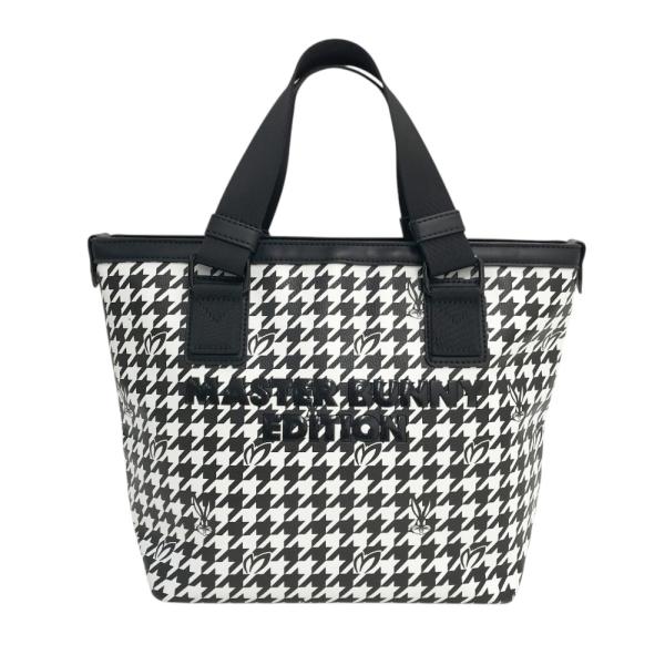 MASTER BUNNY EDITION マスターバニーエディション ×LOONEY TUNES カートバッグ バッグスバニー 千鳥柄 ブラック系  [240101435755] ゴルフウェア ストスト MASTER BUNNY EDITION マスターバニーエディション ×LOONEY