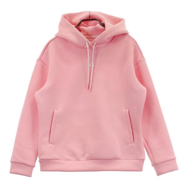 サイズ：XL ADIDAS GOLF アディダスゴルフ IY3736 パーカー ダンボールニット  ピンク系 [240101436062] ゴルフウェア レディース ストスト ADIDAS GOLF アディダスゴルフ IY3736 パーカー ダンボール