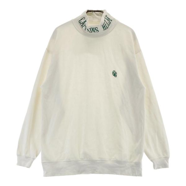 サイズ：MEDIUM CAPTAINS HELM GOLF　キャプテンズ ヘルム ゴルフ 2023年モデル ハイネック 長袖Tシャツ  ホワイト系 [240101436114] ゴルフウェア メンズ ストスト CAPTAINS HELM GOLF キャプテンズ ヘルム ゴルフ 2023年モデル