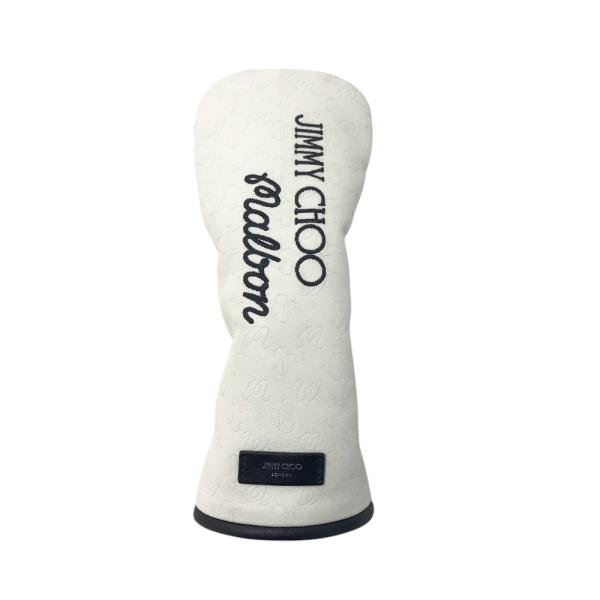 MALBON GOLF マルボン ゴルフ ×JIMMY CHOO ヘッドカバー 総柄 ホワイト