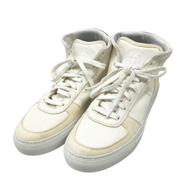 Stone  × DIEMME レザー ハイカット スニーカー STONE ISLAND ストーンアイランド DIEMME ディエンメ レザー