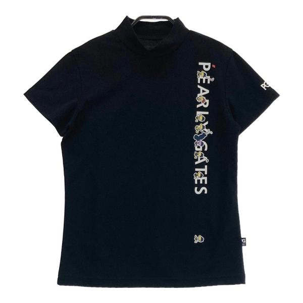 サイズ：6 PEARLY GATES パーリーゲイツ ×PEANUTS 2024年モデル ハイネック半袖Tシャツ スヌーピー  ホワイト系 [240101406225] ゴルフウェア メンズ ストスト PEARLY GATES パーリーゲイツ 2024年 PEANUTS ハイネック 半袖T