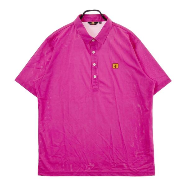 LOUD MOUTH ラウドマウス 半袖ポロシャツ ピンク系 XL ゴルフ