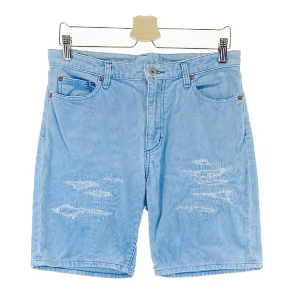 ronherman ロンハーマン コーデュロイ ハーフ ショート パンツ Ron Herman（ロンハーマン） コーデュロイ ハーフパンツ ブルー系 S