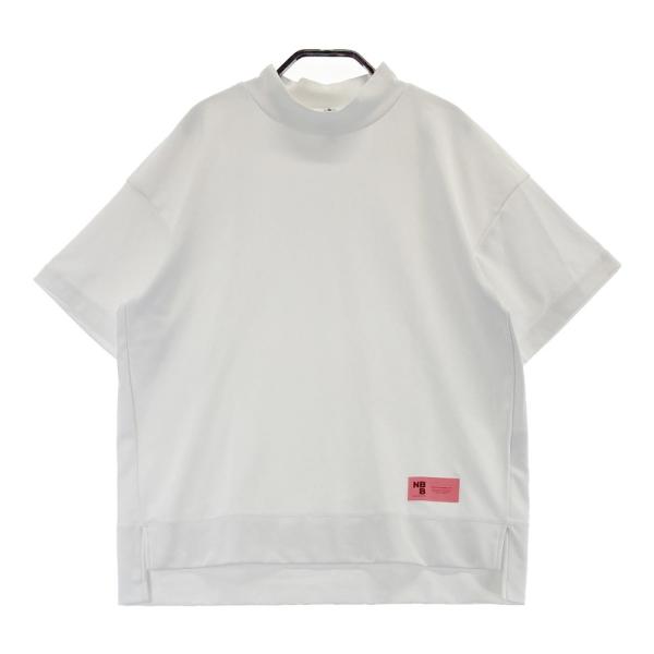 サイズ：0 NBB WEEKEND エヌビービーウィークエンド 2022年 ハイネック 半袖Tシャツ  ホワイト系 [240101440058] ゴルフウェア レディース ストスト NBB WEEKEND エヌビービーウィークエンド 2022年 ハイネック