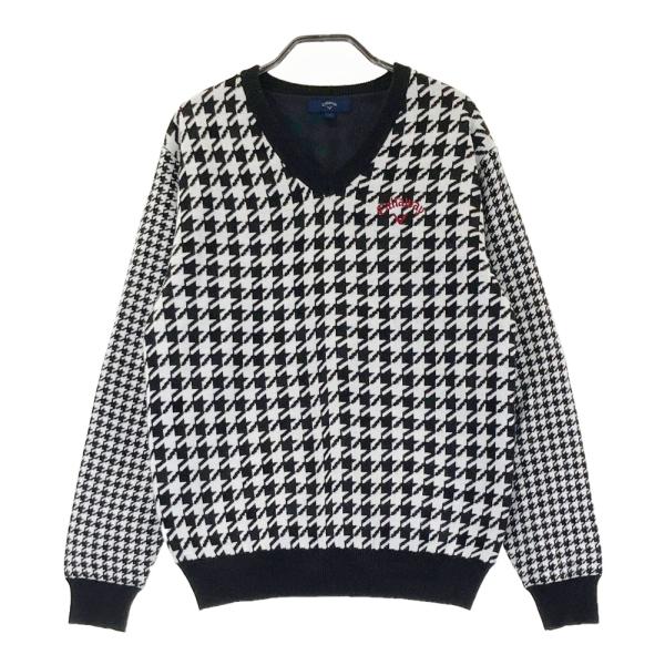 Callaway（キャロウェイ） ニットセーター 千鳥 ブラック系 M ゴルフ