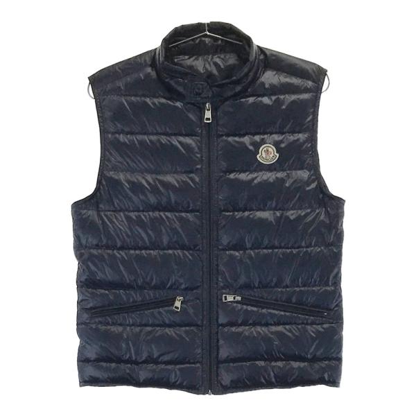 モンクレールMONCLER GUI GILETネイビー ベスト1(S) MONCLER モンクレール ダウンベスト GUI GILET ネイビー系 0