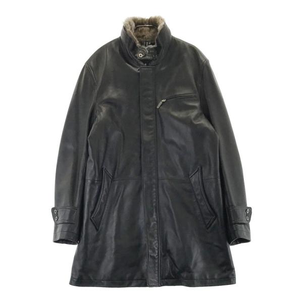 BURBERRY BLACK LABEL バーバリーブラックレーベル レザーコート