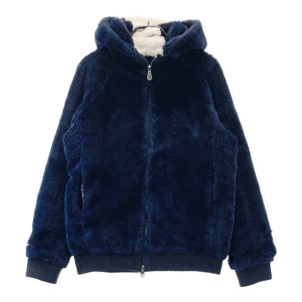 MUTA MARINE ムータマリン 2WAYボアジップジャケット ネイビー系 XL