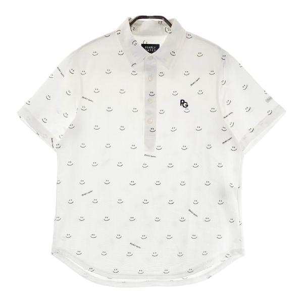 PEARLY GATES パーリーゲイツ 053-3160601 半袖ポロシャツ ホワイト系