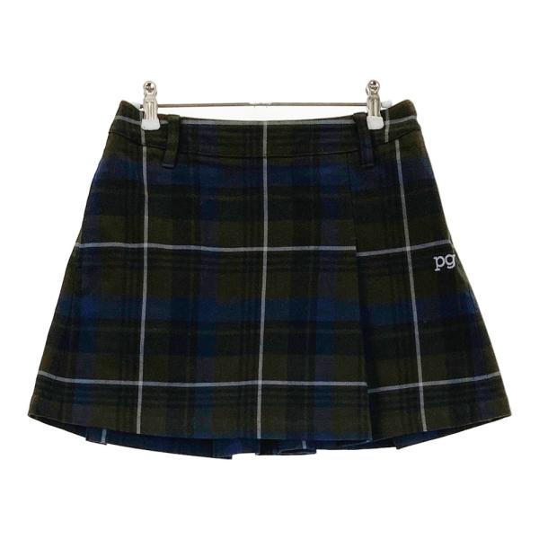 サイズ：00 PEARLY GATES パーリーゲイツ  スカート チェック カーキ系 [240101443781] ゴルフウェア レディース ストスト PEARLY GATES パーリーゲイツ スカート チェック カーキ系 00