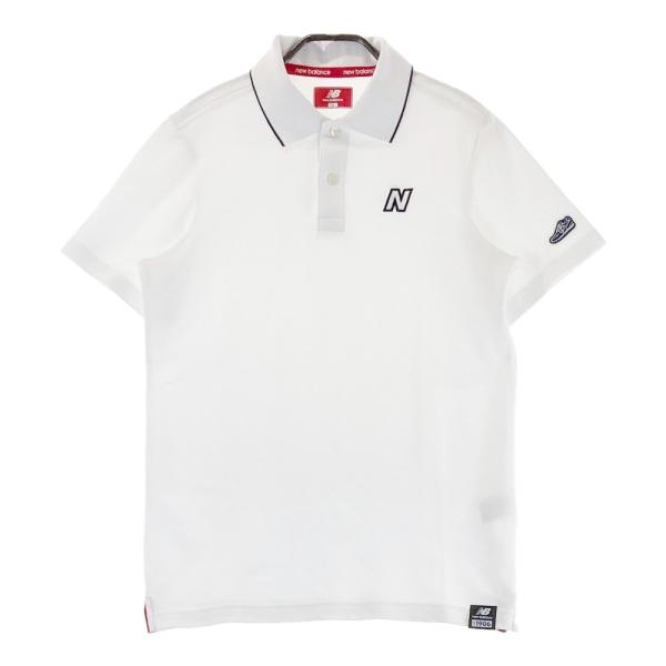 サイズ：5 NEW BALANCE GOLF ニューバランス 012-7160018 半袖ポロシャツ  ホワイト系 [240101444421] ゴルフウェア メンズ ストスト サイズ：5 NEW BALANCE GOLF ニューバランス 012-7160018 半袖