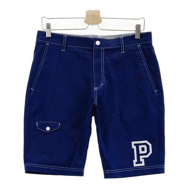 PUMA GOLF プーマゴルフ ハーフパンツ ネイビー系 M/78 ゴルフウェア