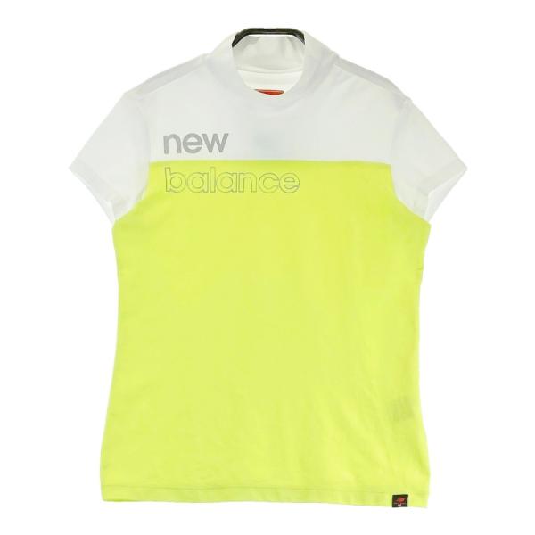 サイズ：0 NEW BALANCE GOLF ニューバランス  半袖ハイネックTシャツ  グリーン系 [240101445654] ゴルフウェア レディース ストスト NEW BALANCE GOLF ニューバランス 半袖ハイネックTシャツ