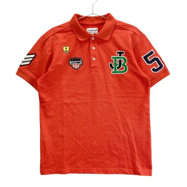 JACK BUNNY ジャックバニー 半袖ポロシャツ レッド系 5 ゴルフウェア