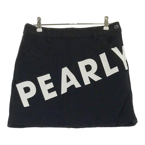 新品未使用★PEARLY GATES パーリーゲイツ ロゴ 総柄 スカート 0 PEARLY GATES パーリーゲイツ スカート ロゴプリント ブラック系 0