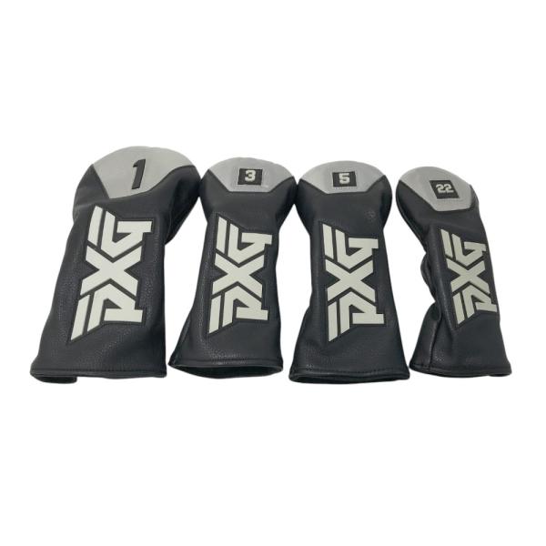 PXG パーソンズエクストリームゴルフ  ヘッドカバー 4点セット  ブラック系 DR/FW×2/UT [240101446920] ゴルフウェア ストスト PXG パーソンズエクストリームゴルフ ヘッドカバー 4点セット