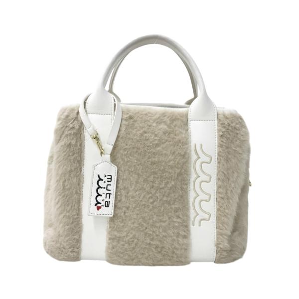 muta MARINE ムータマリン 2024年モデル ×Sobagni ファー ハンドバッグ