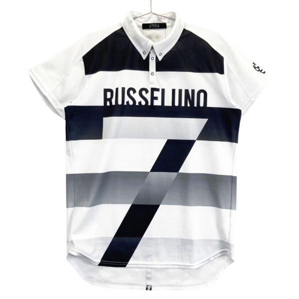 ⭐︎美品⭐︎ ラッセルノ　半袖　ポロシャツ　サイズ6 中古 メンズ ラッセルノ RUSSELUNO 半袖ポロシャツ 6(LL) 白