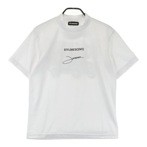 週末限定値下げEFFLORESCENCE エフロレッセンス モックネックTシャツ EFFLORESCENCE エフロレッセンス 半袖モックネックTシャツ ホワイト系