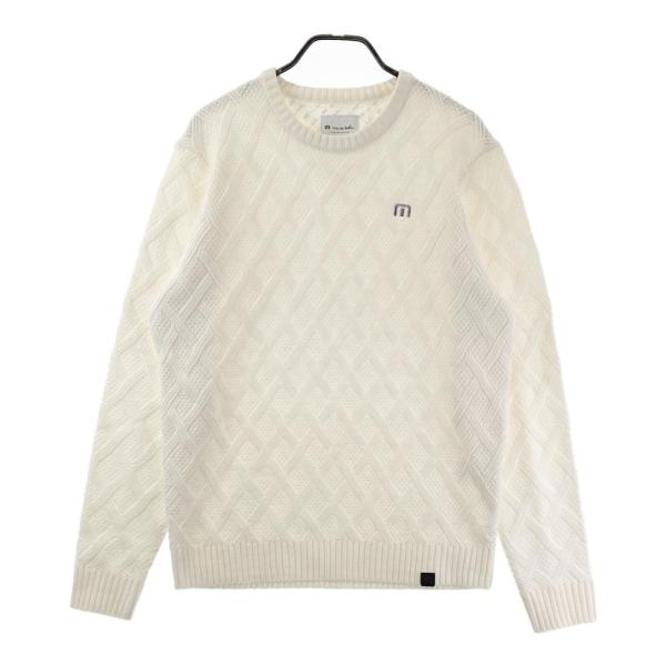 TRAVIS MATHEW トラビスマシュー ニットセーター ホワイト系 XL