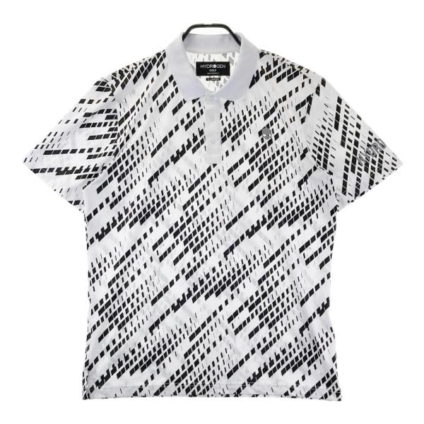 HYDROGEN GOLF ハイドロゲン ゴルフ 半袖ポロシャツ 総柄