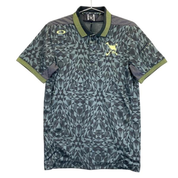 OAKLEY オークリー 433329JP 半袖ポロシャツ スカル 総柄