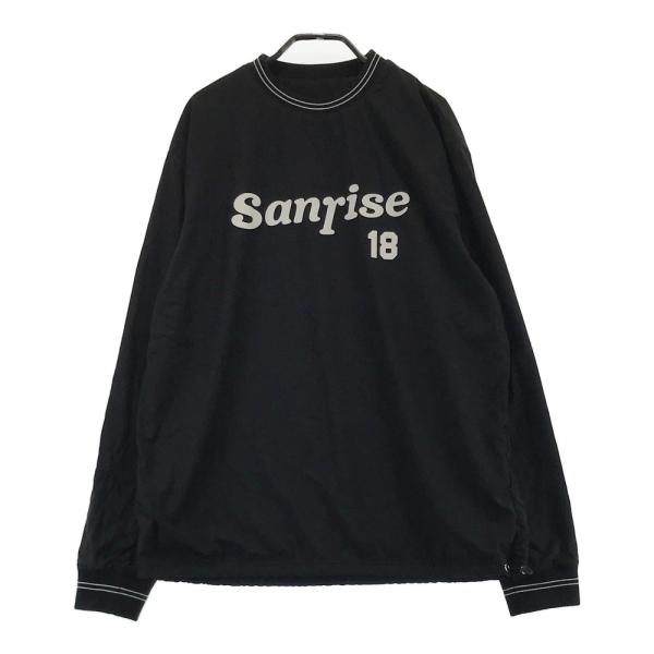 サイズ：L SANRISE サンライズ  プルオーバー  ブラック系 [240101449475] ゴルフウェア メンズ ストスト SANRISE サンライズ プルオーバー ブラック系 L ゴルフウェア