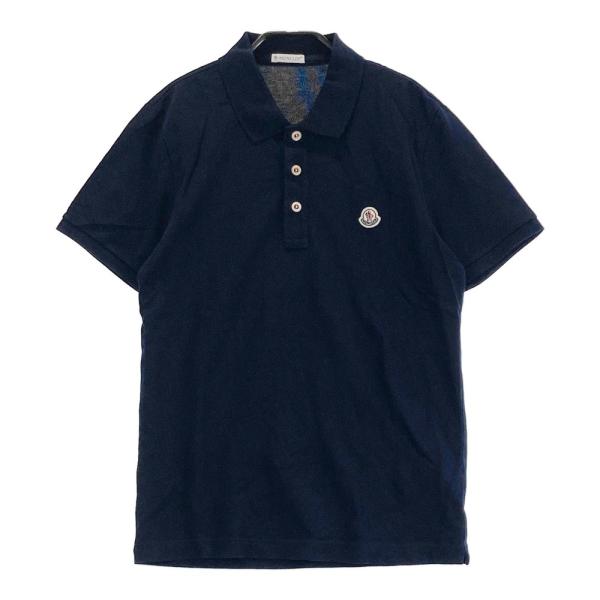 モンクレール　MAGLIA 半袖ポロシャツ ネイビー/ホワイト　S MONCLER モンクレール MAGLIA POLO MANICA 半袖ポロシャツ