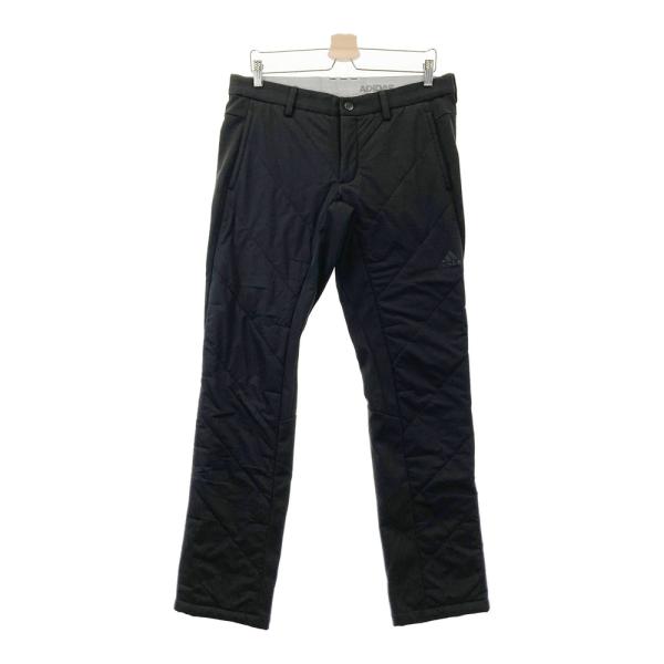 アディダスゴルフメンズ 中綿入り ブラック ゴルフパンツ 79暖パン