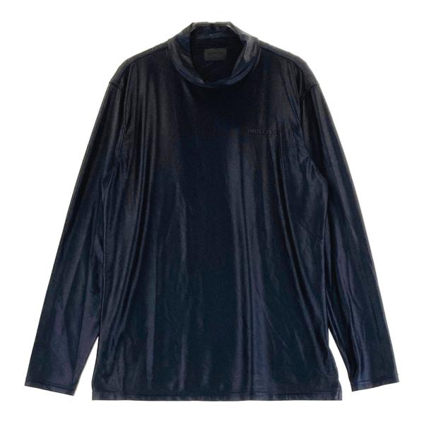 サイズ：L BRIEFING GOLF ブリーフィング  ハイネック長袖Tシャツ  ブラック系 [240101452617] ゴルフウェア メンズ ストスト BRIEFING GOLF ブリーフィング ハイネック長袖Tシャツ ブラック