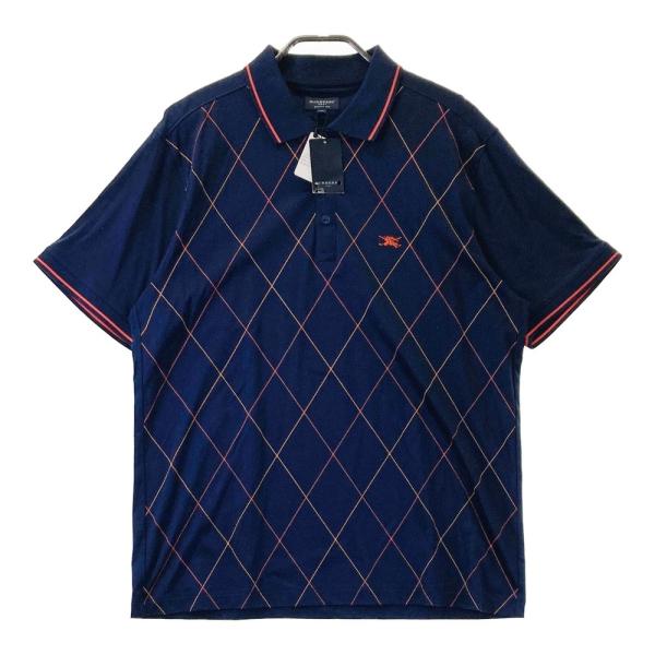 専用。新品未使用BURBERRY ゴルフ ポロシャツ 2枚 BURBERRY GOLF バーバリーゴルフ 半袖ポロシャツ 総柄 ネイビー
