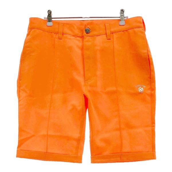 新品　ラッセルノゴルフ　ハーフパンツ　スプレー柄　ルチャ　ストレッチ　オレンジ RUSSELUNO ラッセルノ ハーフパンツ ルチャ オレンジ系 5 ゴルフウェア