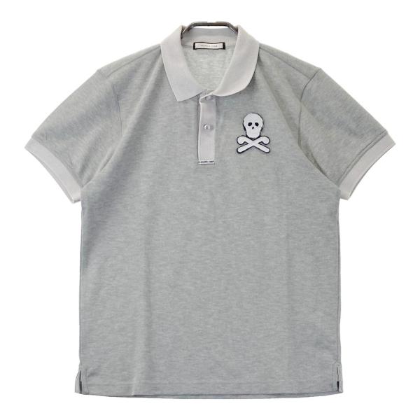 MARK&LONA マークアンドロナ ポロシャツ 半袖tシャツ グレー 46 M MARK&LONA マークアンドロナ 半袖ポロシャツ グレー系 46 ゴルフ