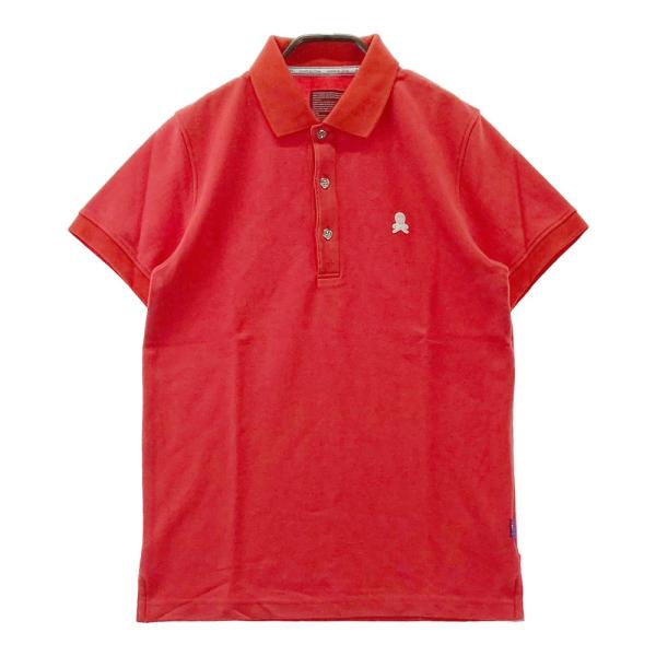 サイズ：S MARK&LONA マークアンドロナ  半袖ポロシャツ  レッド系 [240101454854] ゴルフウェア メンズ ストスト MARK&LONA（マークアンドロナ） 半袖ポロシャツ レッド系 S ゴルフ