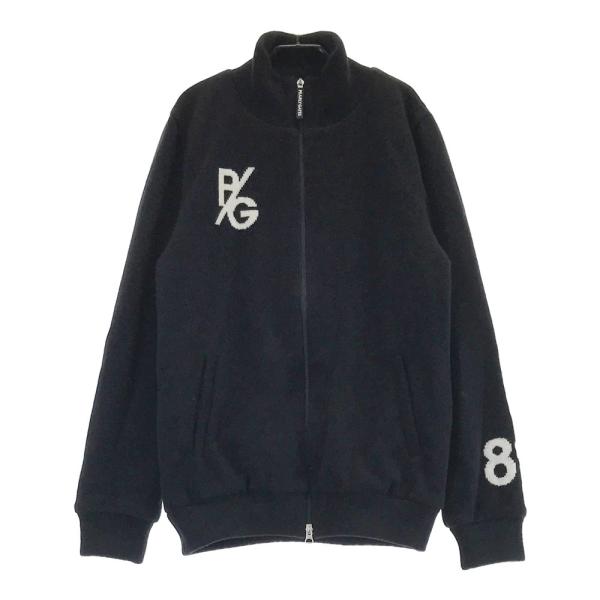 PEARLY GATES ジャケット 黒 ゴルフウェアメンズサイズ５ PEARLY GATES パーリーゲイツ ニットジャケット ブラック系 5 ゴルフ