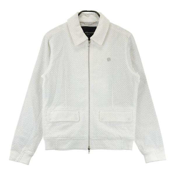新品タグ付き未使用　St ANDREWS ゴルフジャケット ST ANDREWS セントアンドリュース ジップジャケット ホワイト系